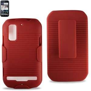  Motorola Photon 4G Electrify Combo Holster Case Red W 