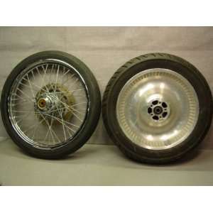    Set of 2002 Harley Davidson Motorcycle Tires 