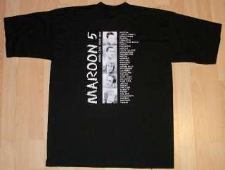Maroon 5 Honda Civic Tour 2005 T Shirt Medium Brand NEW She Will Be 