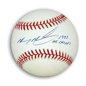  Mickey Morandini MLB Baseball Inscribed 1993 NL Champs 