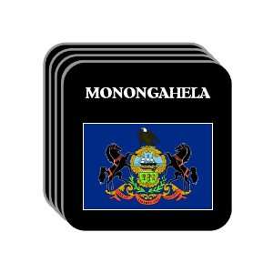 US State Flag   MONONGAHELA, Pennsylvania (PA) Set of 4 Mini Mousepad 