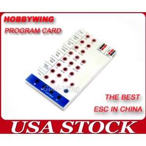 Hobbywing Brushless BL ESC Program Card For Aircraft 
