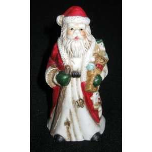  Edition Porcelain Christmas Bell   Santa Claus: Home & Kitchen