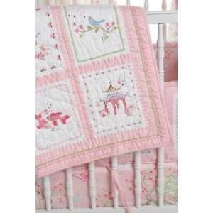  Whistle and Wink Pink Pagoda Nursery 619 Quilt Baby