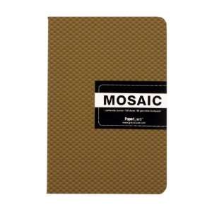  Grandluxe Medium Brown Mosaic Leatherette Journal, 128 