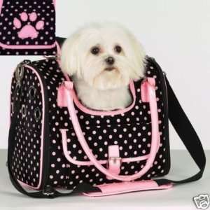  Zack & Zoey Deco Dot Dog Pet Carrier TEACUP UP TO 4 LBS 