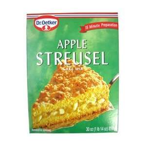 Oetker Apple Streusel Cake Mix 30oz   4 Unit Pack:  Grocery 