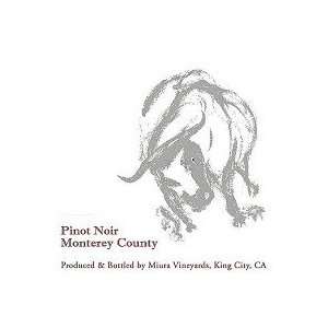  Miura Pinot Noir Monterey 2008 750ML: Grocery & Gourmet 