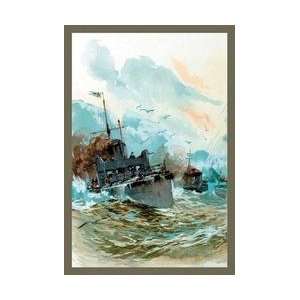  US Navy Rough Seas 20x30 poster