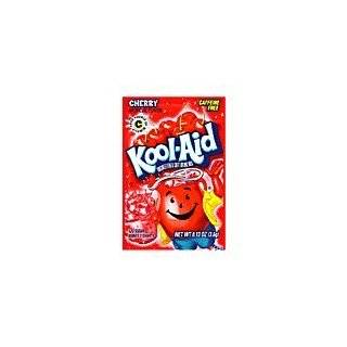 Kool Aid Cherry Unsweetened Soft Drink Mix, 0.13 Ounce Envelopes(Pack 