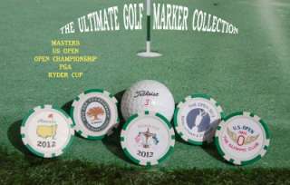 THE MASTERS BRITISH OPEN PGA CHAMPIONSHIP RYDER CUP POKER CHIP GOLF 
