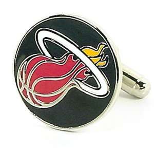  Miami Heat NBA Logod Executive Cufflinks w/Jewelry Box 