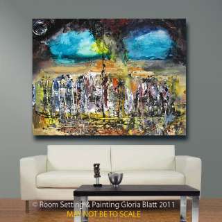 Original Abstract Modern Contemporary Paintings by Canadian Artist 