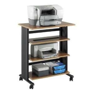  Safco Printer Stand w/ Three Adjustable Shelves