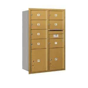   Column   7 MB2 Doors and 2 PL5s   Gold   Rear Loading   USPS Access