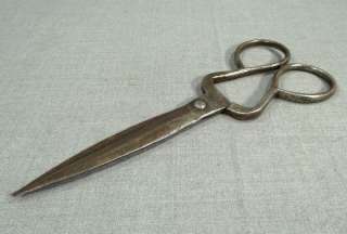 11ANTIQUE WROUGHT IRON SEWING TAYLOR HUGE SCISSORS  