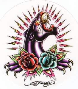 Sticker Ed Hardy Tattoo Panther  