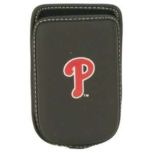 Philadelphia Phillies iPhone Case (Belt Clip, Faux Leather, Measures 5 