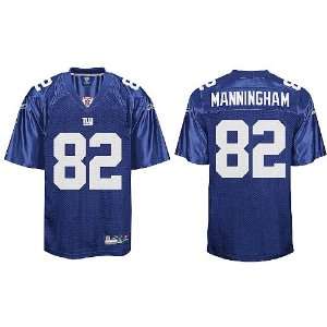 Mario Manningham New York Giants Blue Youth Replica Jersey