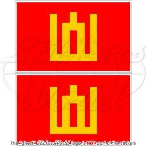  LITHUANIA Lithuanian Land Forces ARMY Flag 4(100mm) Vinyl 