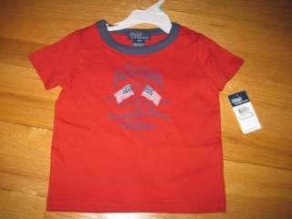 POLO RALPH LAUREN T SHIRT FOR BABY BOYS SIZE 12, 18, 24 MONTHS  