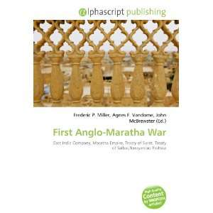 First Anglo Maratha War (9786134028226) Books