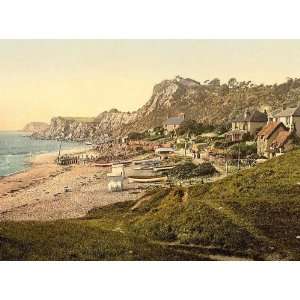 Vintage Travel Poster   Ventnor Steephill Cove Isle of Wight England 
