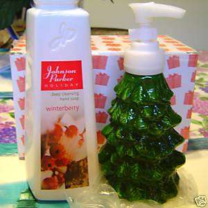 PINE TREE CHRISTMAS SOAP LOTION DISPENSER NEW SOAP  