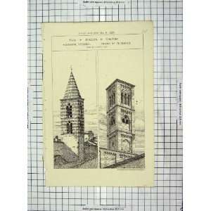   : Architecture 1879 Italian Towers Giovanni Florence: Home & Kitchen