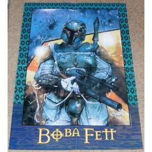  Star Wars Boba Fett Poster: Home & Kitchen