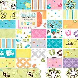 Deb Strain GROW WITH ME Jelly Roll 2.5 Fabric Quilting Strips Moda 