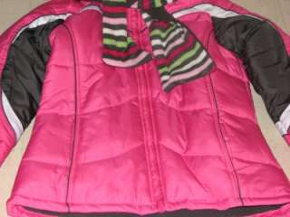 London Fog Hoodie Winter Pink Jacket For Girls Sz L(14 16)   NWT $70 