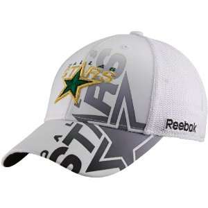  Reebok Dallas Stars White Make Your Mark Flex Fit Hat 