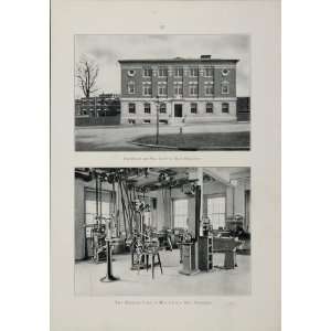  1904 Original B/W Print Max Levy Machine Shop Building 