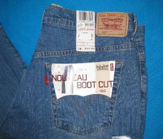 NEW Levis Nouveau 515 Ladies Low Rise, Boot Cut, Stretch Jeans 32 x 