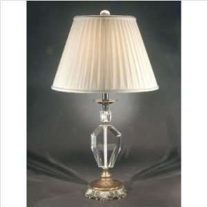 Dale Tiffany Lighting GT70035 Lublin One Light Crystal Table Lamp with 