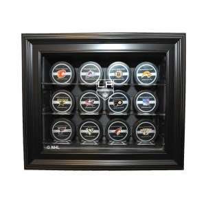  Los Angeles Kings 12 Puck Cabinet Style Display Case 
