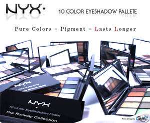 NYX 10 COLOR EYESHADOW PALETTE PICK YOUR 2 COLORS  