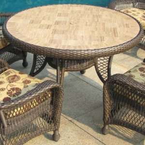  Longboat Key Incline 48 Dining Table Patio, Lawn 