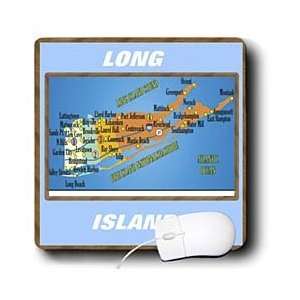   Décor II   Framed Map Of Long Island   Mouse Pads Electronics