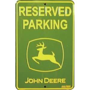   John Deere Reserved Parking   Parking Sign   SP80007: Home & Kitchen