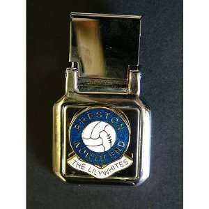   Lilywhites Football Club Hinged Chrome Money Clip: Office Products