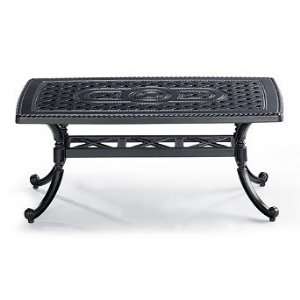    top Outdoor Coffee Table in Onyx Finish   Frontgate, Patio Furniture