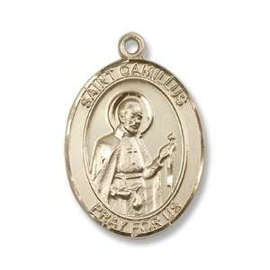  Gold Filled St Camillus of Lellis Pendant Patron Saint 