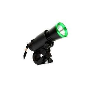  Gun Shaped LED Flashlight and Bicycle Light with Green 