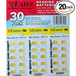 Rayovac Zinc Air Extra #10 Hearing Aid Batteries 30 Pack 