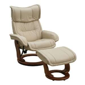  BenchMaster 7275 TAUPE Carlton Style Line Leather Recliner 