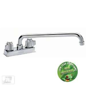  11 406L 4 Heavy Duty Low Lead Deck Mounted Faucet: Home Improvement