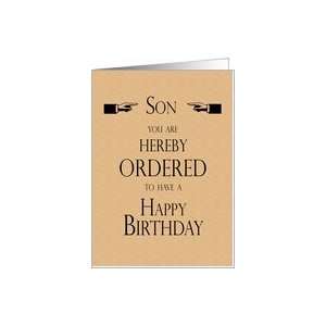  Son Happy Birthday Lawyer Theme Humor Card: Toys & Games