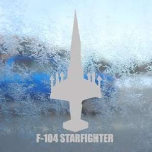  F 104 STARFIGHTER Gray Decal Military Soldier Car Gray 